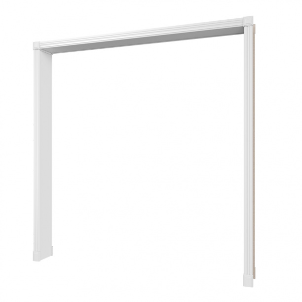 Арка ламинированная Квадро малая Белая от магазина ЛесКонПром.ру