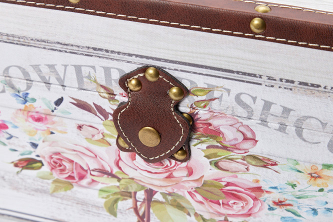 Сундук Нежный букет 49x23x28 см 80435181 от магазина ЛесКонПром.ру