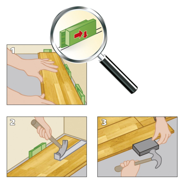 Скоба-отжим GRACE для укладки паркетной доски от магазина ЛесКонПром.ру