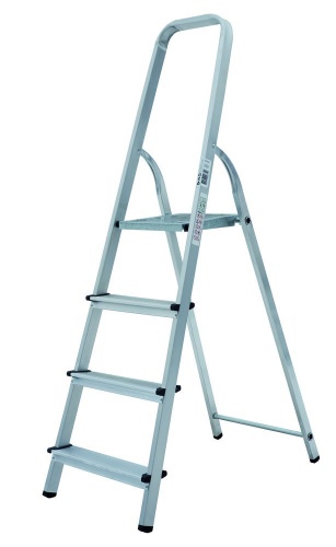 Стремянка алюминиевая Новая Высота 4 ступени (арт. 1110104) от магазина ЛесКонПром.ру