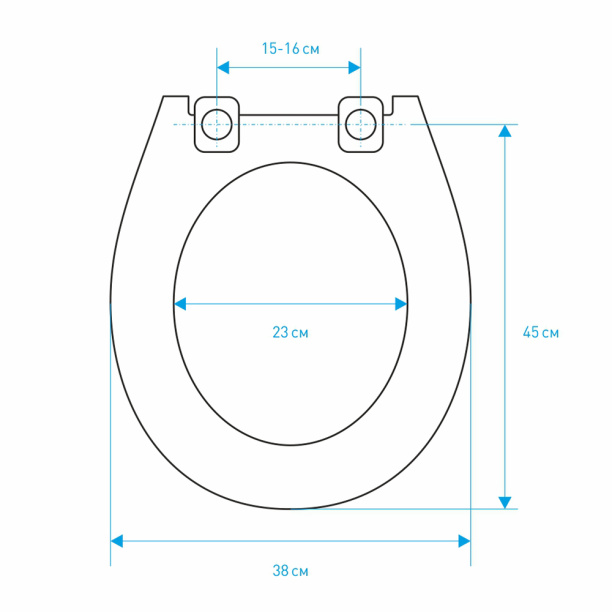 Сиденье для унитаза FLUMEN Бульдог дюропласт от магазина ЛесКонПром.ру