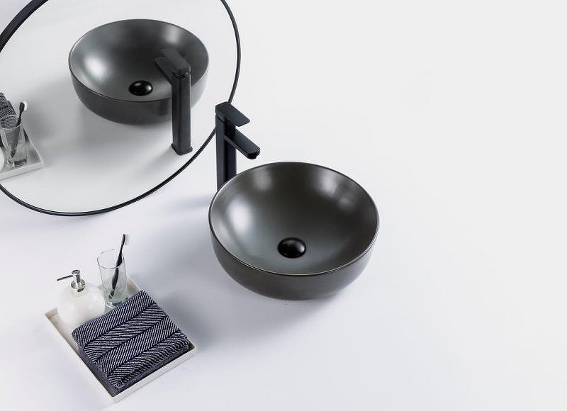 Раковина-чаша BelBagno 41 BB1315-H311 Серая матовая от магазина ЛесКонПром.ру