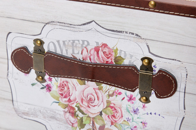 Сундук Нежный букет 59x32x36 см 80435180 от магазина ЛесКонПром.ру