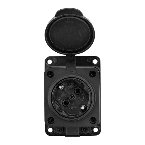 Розетка EKF Марс с заземлением IP44 каучук от магазина ЛесКонПром.ру