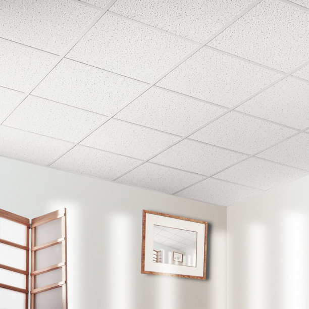 Потолочная плита Armstrong Байкал 600x600x12 мм 7,2 м2 от магазина ЛесКонПром.ру