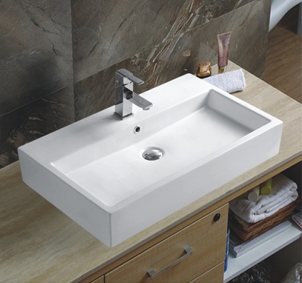 Раковина CeramaLux 80 9255 (7029D) Белая от магазина ЛесКонПром.ру