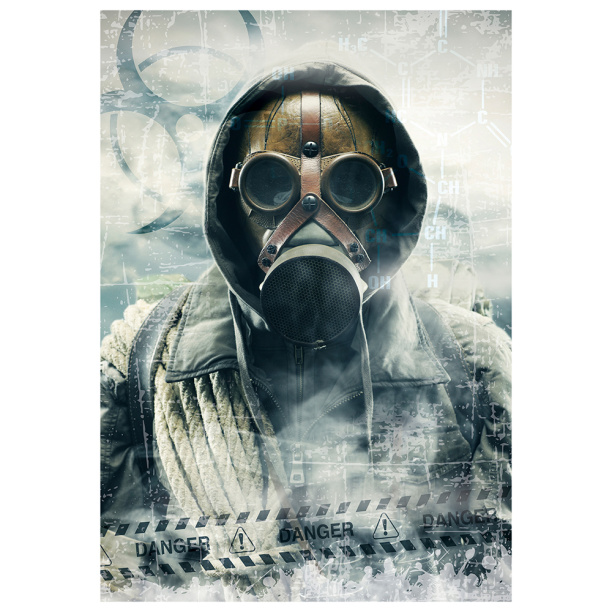 Картина Сталкер 47х68 см на ПВХ от магазина ЛесКонПром.ру