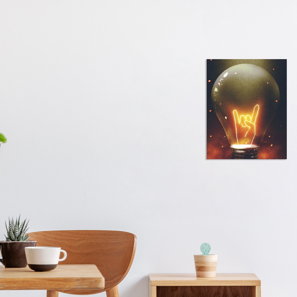 Канвас Rock it hard 40х50 см от магазина ЛесКонПром.ру