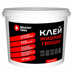 Клей монтажный MasterTeks PM экстрасильный 4,5 кг белый