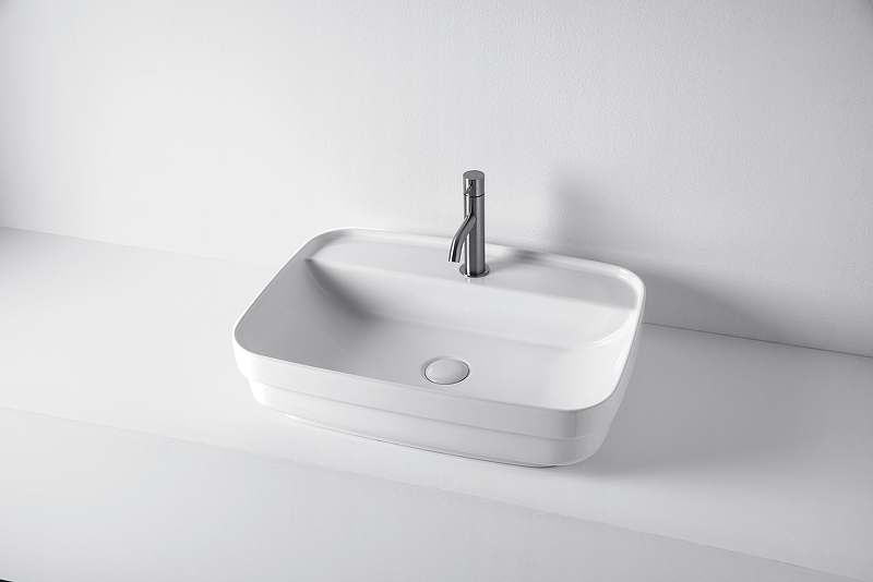 Раковина Kerasan Tribeca 60 514201*1 Белая от магазина ЛесКонПром.ру