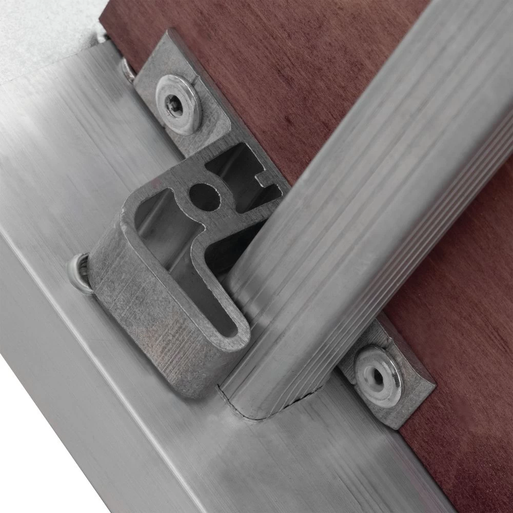 Алюминиевая четырехсекционная лестница-трансформер 340 мм NV2320 НОВАЯ ВЫСОТА 2Х4+2Х5 арт.2320245 от магазина ЛесКонПром.ру