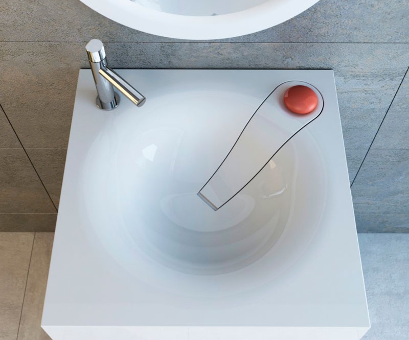 Раковина Andrea Angy 60 4680028070566 на стиральную машину Белая от магазина ЛесКонПром.ру