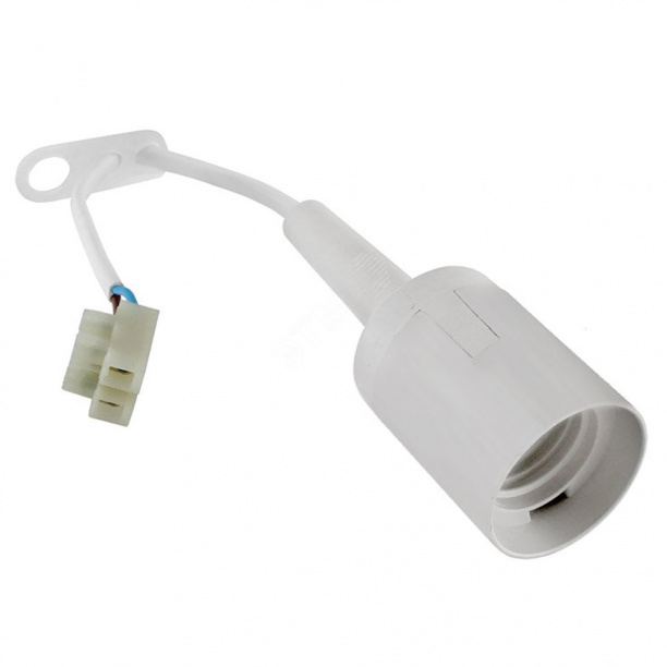 Патрон Е27 на подвесе DORI белый от магазина ЛесКонПром.ру