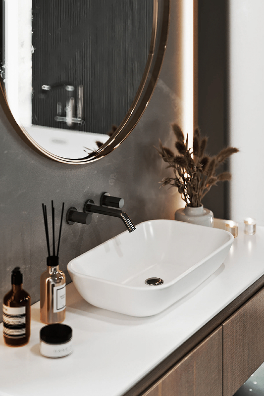 Раковина-чаша Sanita Luxe Infinity 60 INFSLWB01 Белая от магазина ЛесКонПром.ру