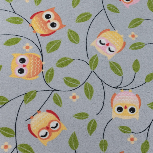 Ковролин Совы серый 4 м от магазина ЛесКонПром.ру