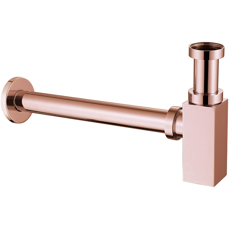 Сифон для раковины Abber AF0031RG Розовое золото от магазина ЛесКонПром.ру