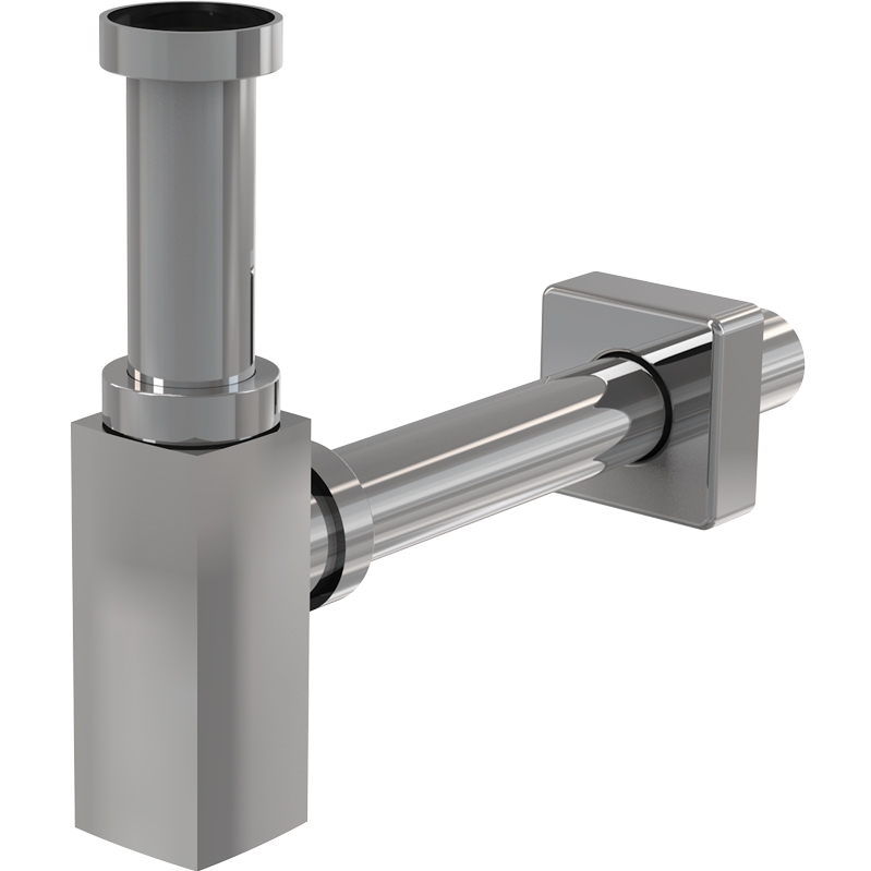 Сифон для раковины Alcaplast A401 Хром от магазина ЛесКонПром.ру