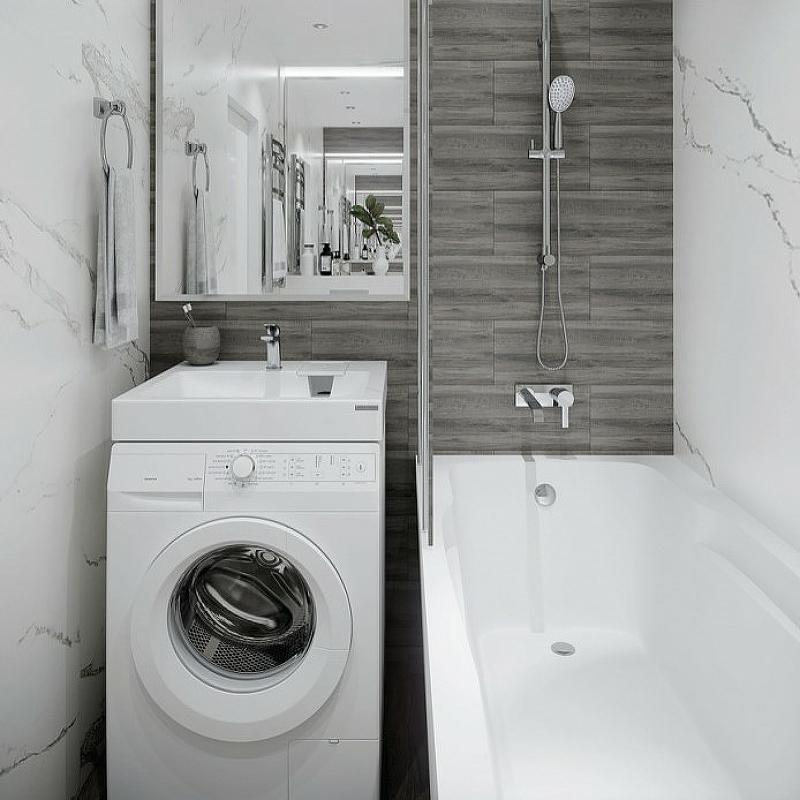 Раковина Paulmark Berg 60 PM710431 на стиральную машину Белая от магазина ЛесКонПром.ру