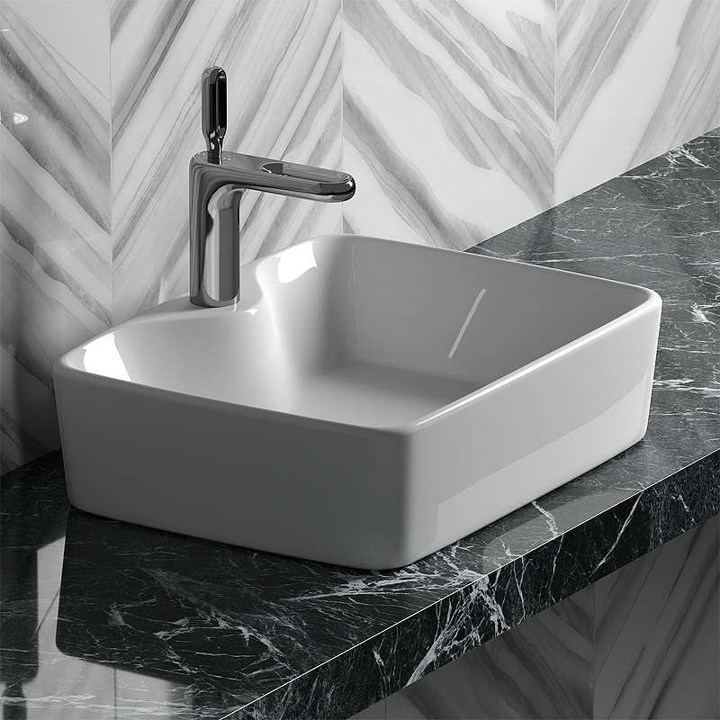 Раковина Ceramica Nova Element 48 CN6033 Белая от магазина ЛесКонПром.ру