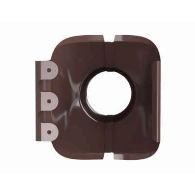 ТЕХНОНИКОЛЬ Металлическая водосточная система Стандарт, воронка желоба, коричневый от магазина ЛесКонПром.ру