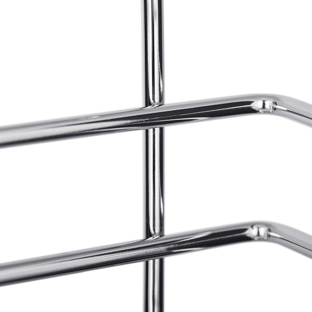 Полка сетчатая ЧМЗ Киса 2-ярусная прямая хром от магазина ЛесКонПром.ру