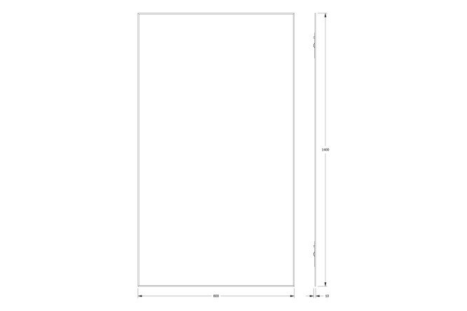 Зеркало с фацетом EVOFORM Standard 80545606 от магазина ЛесКонПром.ру
