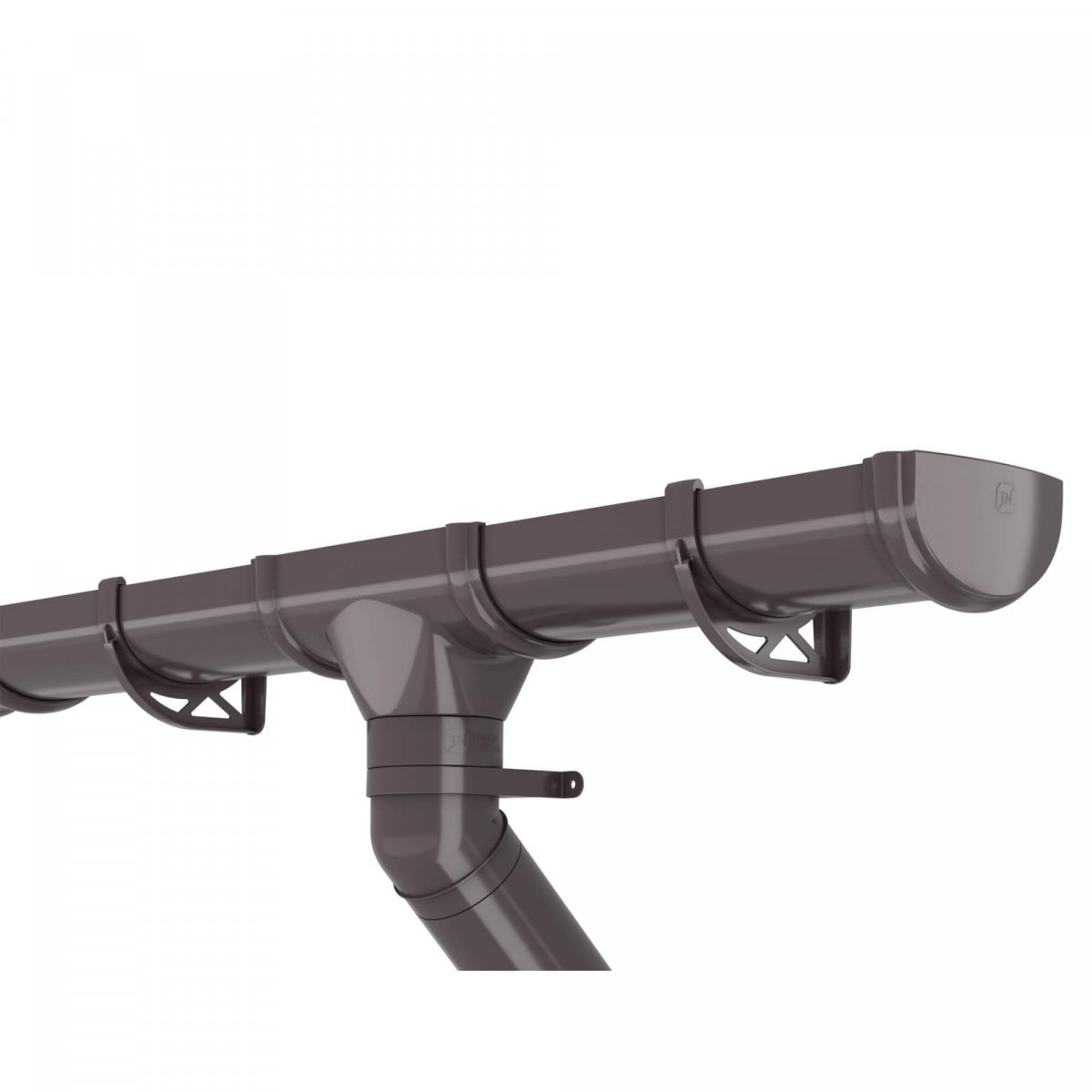 Кронштейн желоба ТЕХНОНИКОЛЬ Оптима ПВХ 120/80, темно-коричневый от магазина ЛесКонПром.ру