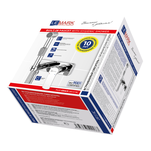 Гигиенический душ LeMark Plus Grace встраиваемый от магазина ЛесКонПром.ру