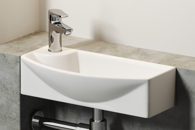 Умывальник подвесной угловой CERAMICA NOVA Element 80551294 от магазина ЛесКонПром.ру