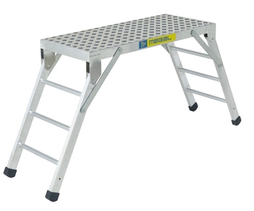 ПОДМОСТИ РАСКЛАДНЫЕ АЛЮМИНИЕВЫЕ MEGAL ПРА-0,9(2,0Х0,5) от магазина ЛесКонПром.ру