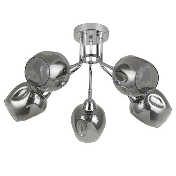 Люстра потолочная Schaffner Чалле 5х60 Вт Е27 от магазина ЛесКонПром.ру