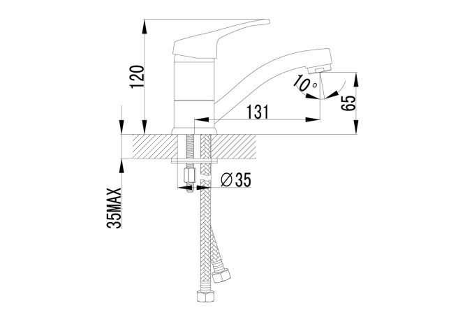 Смеситель для раковины LEMARK Omega 80440907 от магазина ЛесКонПром.ру