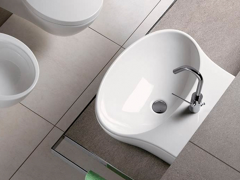 Раковина Hatria Nido 56 Y0TT01 Белая от магазина ЛесКонПром.ру