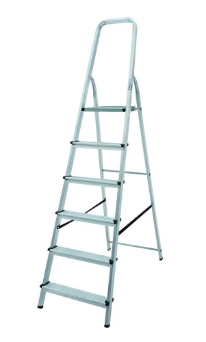 Стремянка алюминиевая Новая Высота 6 ступеней (арт. 1110106) от магазина ЛесКонПром.ру