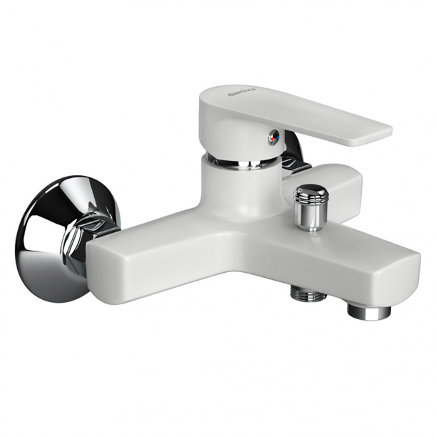 Смеситель для ванны RedBlu by damixa Saturn белый от магазина ЛесКонПром.ру