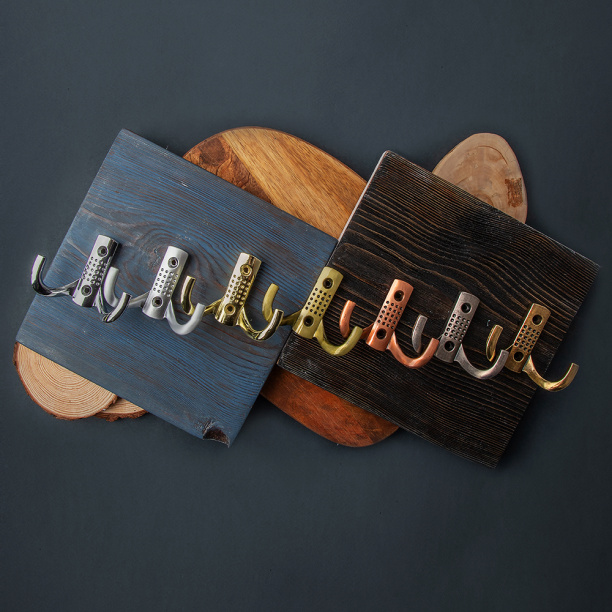 Крючок мебельный KERRON 0061 латунь от магазина ЛесКонПром.ру