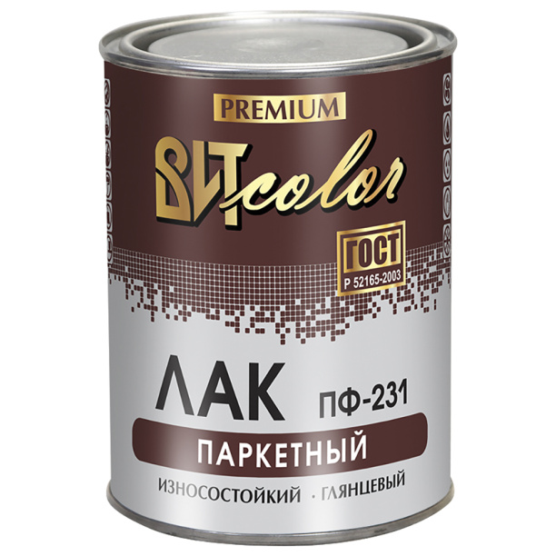 Лак паркетный алкидный ВИТcolor ПФ-231 глянцевый 0,8 кг от магазина ЛесКонПром.ру