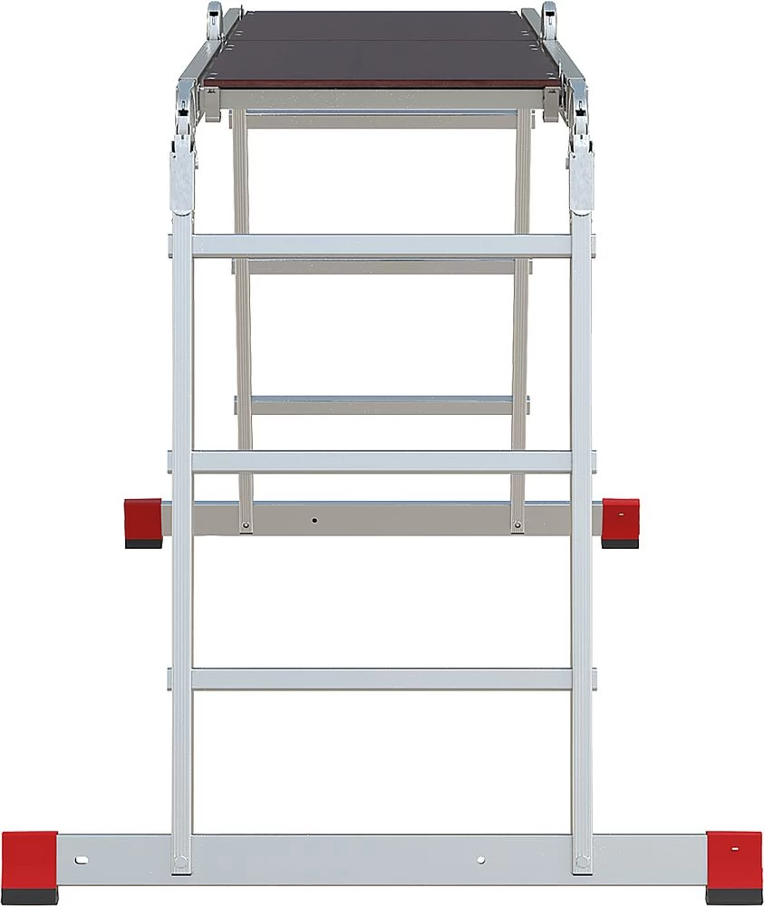Профессиональная алюминиевая лестница-трансформер с помостом, ширина 650 мм NV3332 НОВАЯ ВЫСОТА 4Х3 арт.3332403 от магазина ЛесКонПром.ру
