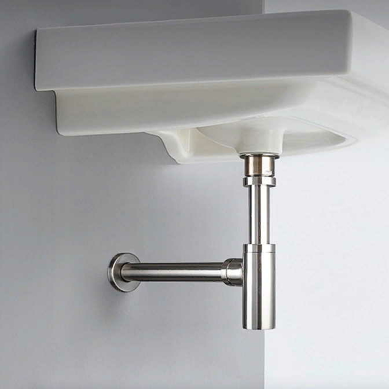 Сифон для раковины Frap F82-5 Нержавеющая сталь от магазина ЛесКонПром.ру