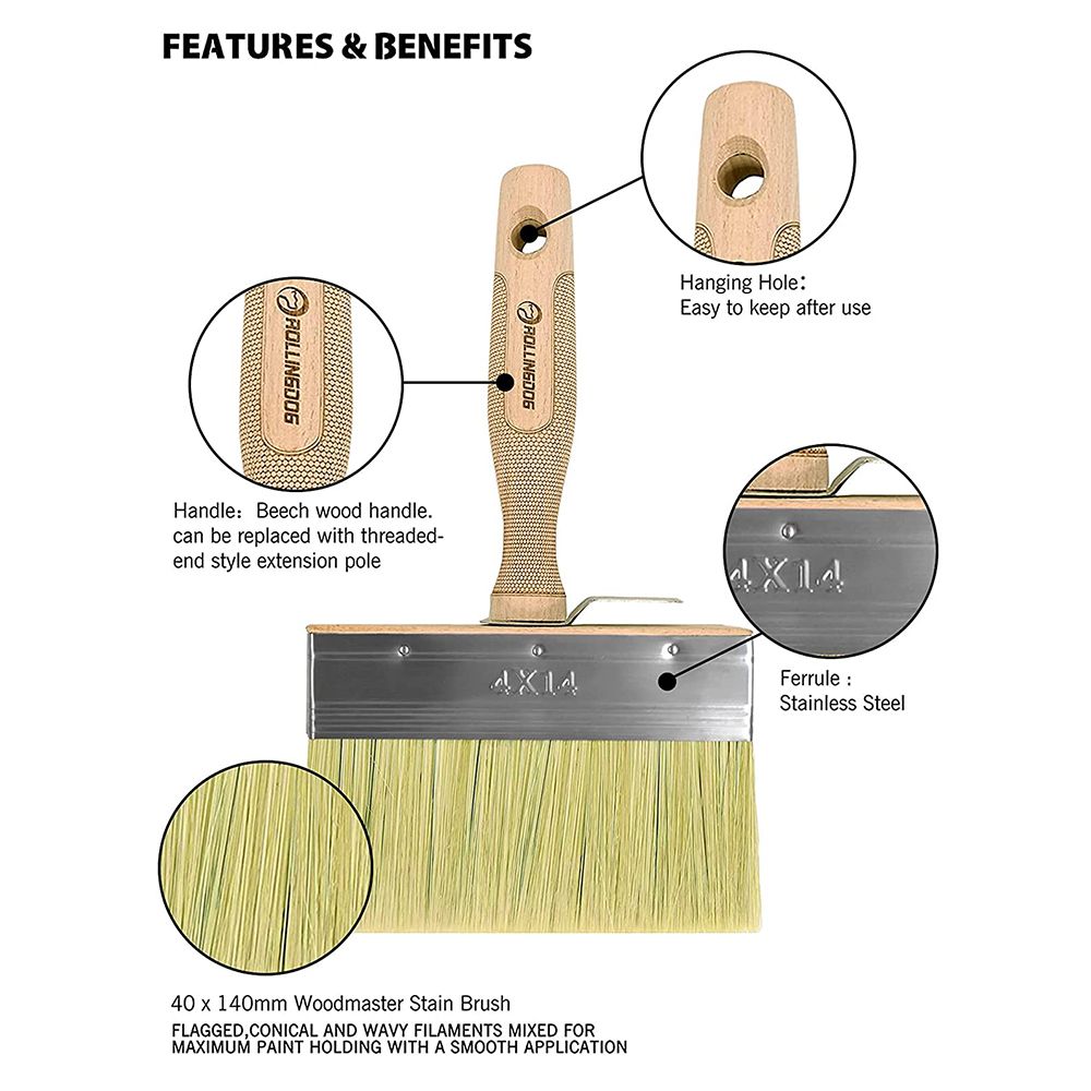 Кисть малярная ROLLINGDOG DOBERMAN™ ST1000 от магазина ЛесКонПром.ру