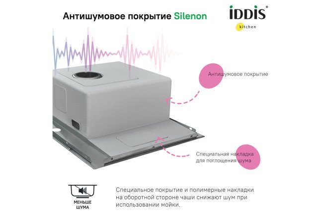 Мойка врезная IDDIS Haze 80550597 от магазина ЛесКонПром.ру