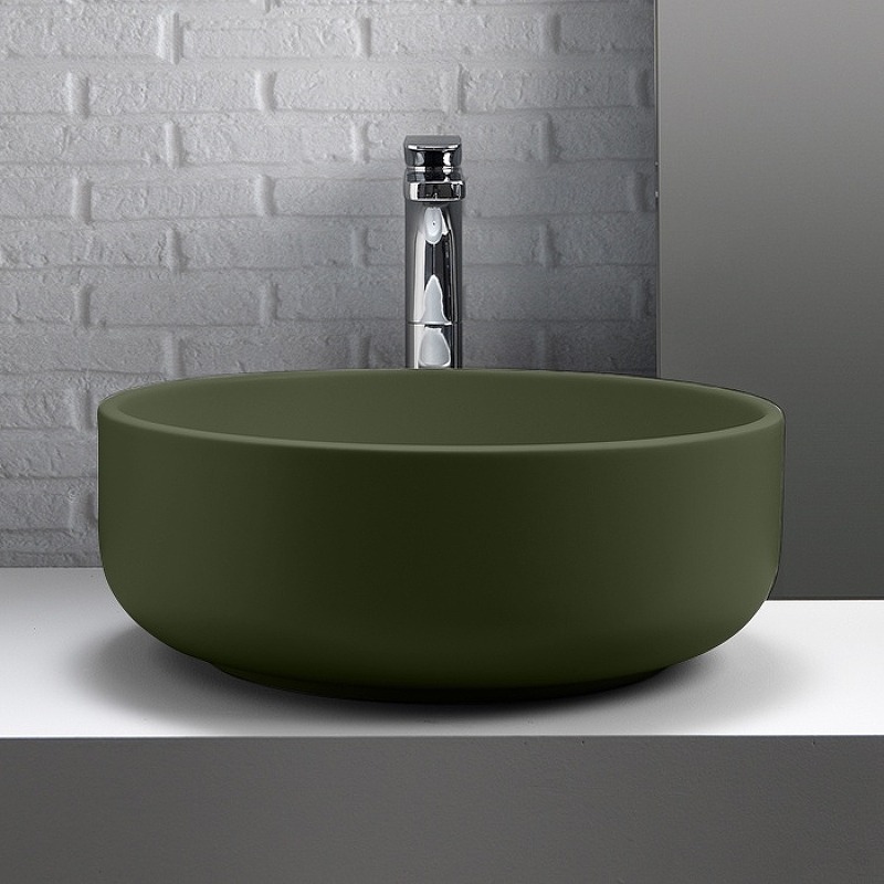 Раковина-чаша Kerasan Ciotola 46 430211 Verde muschio от магазина ЛесКонПром.ру