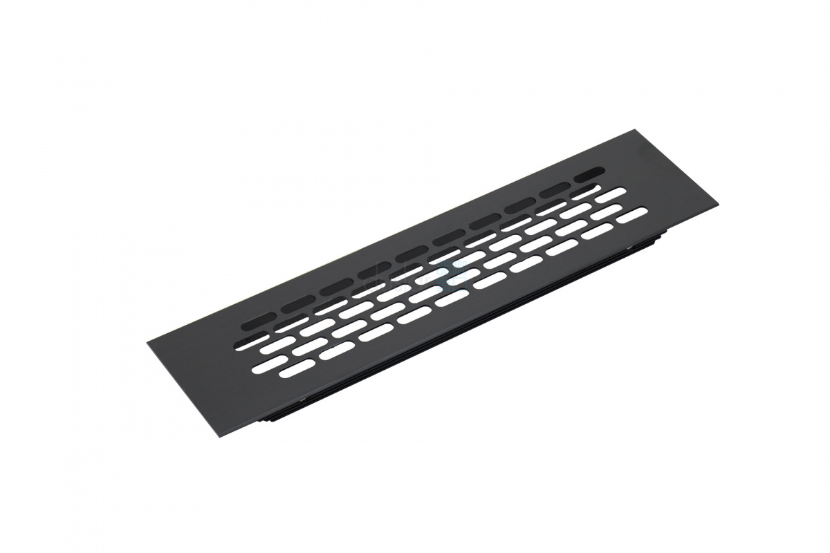 Решетка вентиляционная 245х60 мм, черный от магазина ЛесКонПром.ру