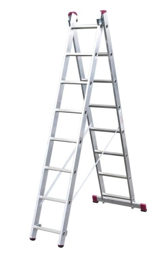 Лестница алюминиевая двухсекционная KRAUSE CORDA 2х8 арт.010285 от магазина ЛесКонПром.ру