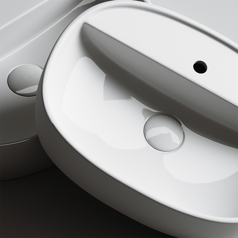 Раковина Ceramica Nova Element 50 CN6036 Белая от магазина ЛесКонПром.ру