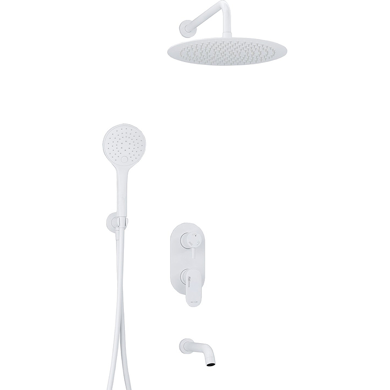 Душевая система WasserKRAFT А85161 Белая матовая от магазина ЛесКонПром.ру