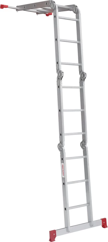 Алюминиевая четырехсекционная лестница-трансформер 340 мм NV2320 НОВАЯ ВЫСОТА 4Х3 арт.2320403 от магазина ЛесКонПром.ру