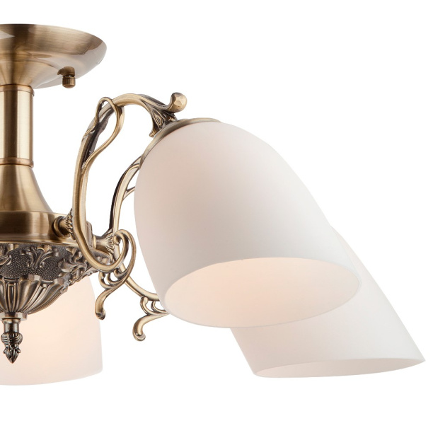 Люстра NEODECO Артемида 5х40 Вт Е14 бронза от магазина ЛесКонПром.ру