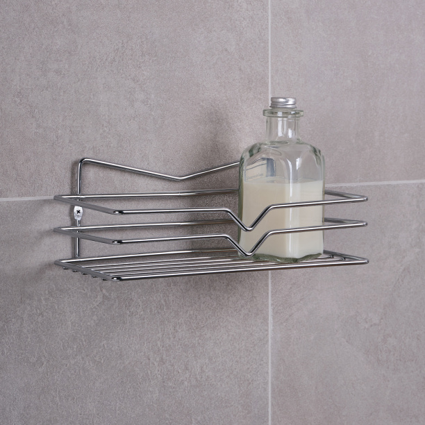 Полка сетчатая Verran Киса 1-ярусная прямая хром от магазина ЛесКонПром.ру