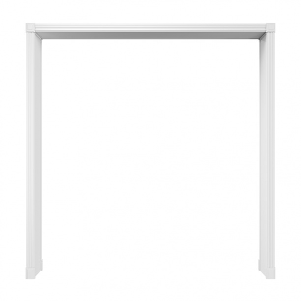 Арка ламинированная Квадро малая Белая от магазина ЛесКонПром.ру